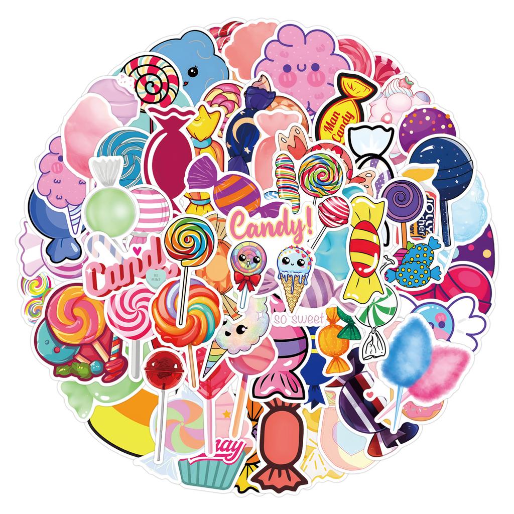 110 Candy Candy Kritzelaufkleber Dekorieren Koffer Laptop Handyaufkleber