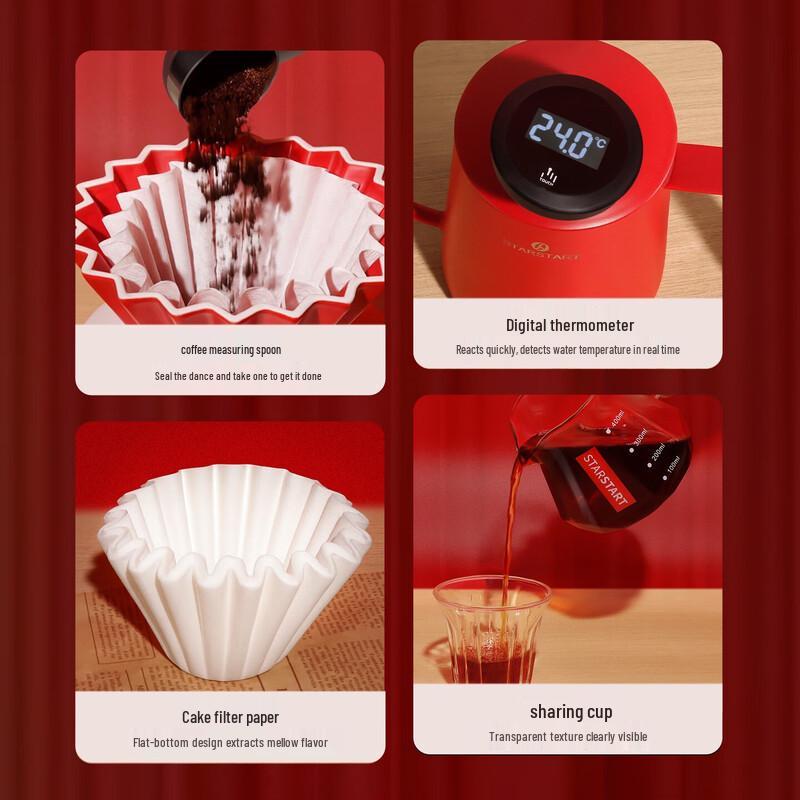 STAR-START Coffee Grinder & Hand-Pour Set