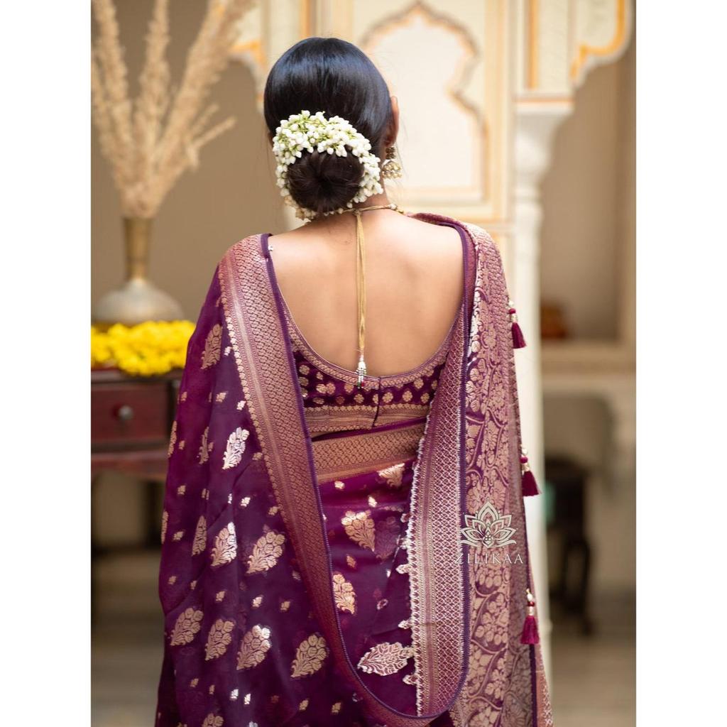 Stylowe sarre ślubne dla kobiet, bluzka (Należy zszyć według rozmiaru i dopasowania)