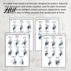 Yoga sulla Sedia per Anziani 4 Pezzi 4 Settimane Tabella Esercizi Anziani Allenamento Completo da Seduti Allenamento a Casa Anziani Senza Palestra & Poster di Forza Basso Impatto