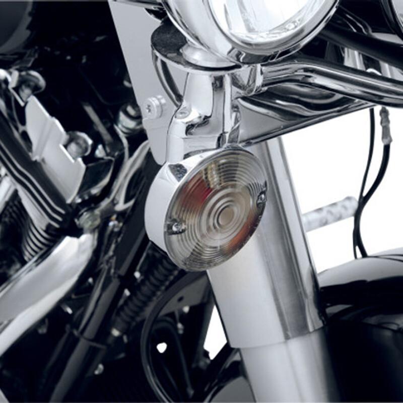 4x Turn Signal Light Clear Lens Cover Fit for Harley Electra Glide Sportster New