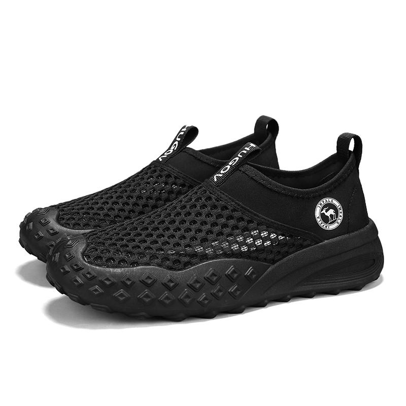 Summer Sports Shoes Mesh Breathable Men's Casual Outdoor Tennis Hiking Running Barefoot Men Trail Portable Beach Aqua Shoes