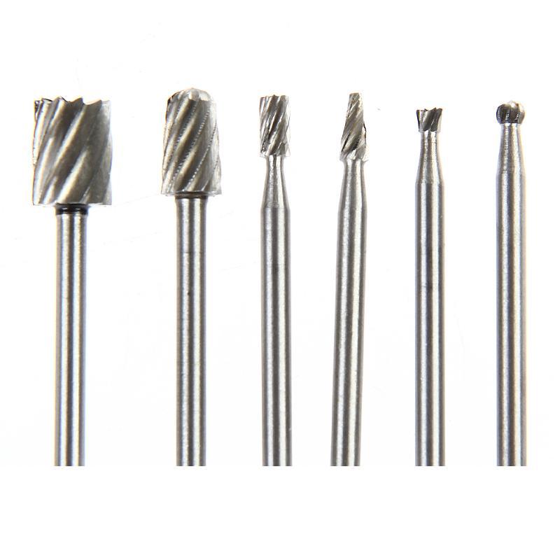 

6/20pcs/Set 3mm Wood Drill Bit Nozzles for Dremel Attachments HSS Stainless Steel Wood Carving Tools Set Woodworking