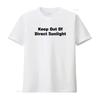 Keep Out Of Direct Sunlight Geek Funny Mens Loose Fit Cotton T Shirt Vintage Washed Fashion Top For Everyday Wear Soft Slightly