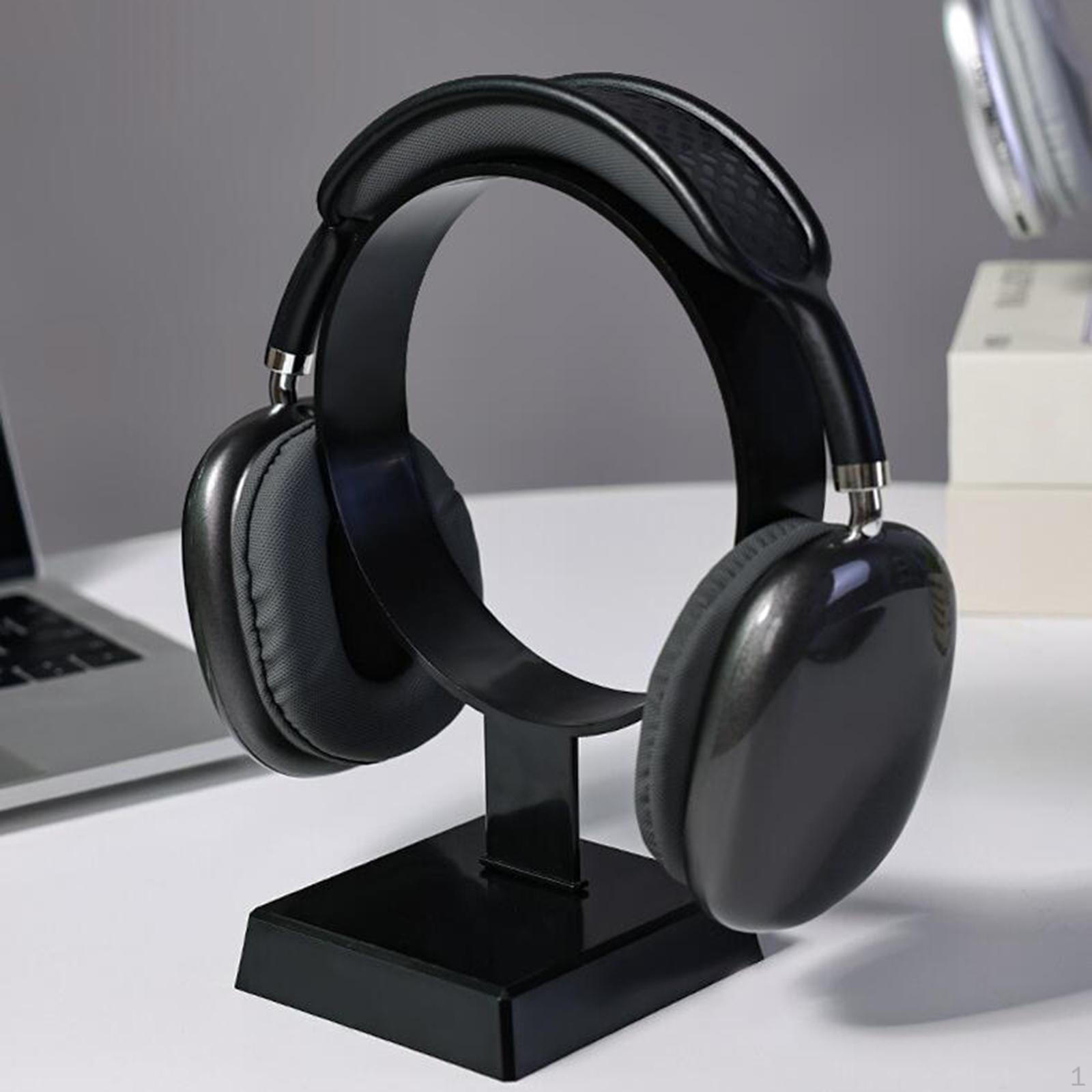 

Держатель для наушников, подставка для волос, простая сборка, прозрачная, устойчивая, поддерживающая, стойка для хранения волос чёрный