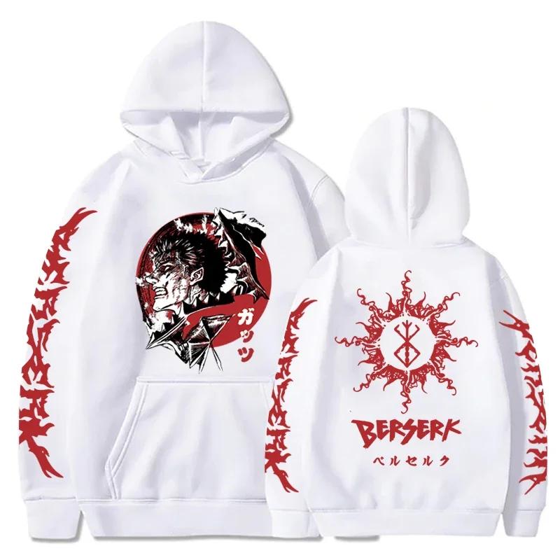 Japanischer Anime Hoodie Neue Mode Hoodies Manga Berserk Langarm Pullover Vintage Y2k Tops Casual Harajuku Herren Sweatshirts