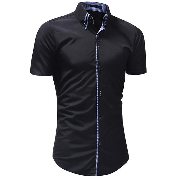 Buy Button Down Shirts Men Cotton Shirt 