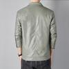Special for spring and autumn new men's leather jacket American lapel pu large size high street locomotive style leather jacket