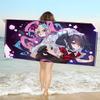 Needy Girl Overdose Bath Towel Microfiber Soft Water Absorbing Breathable For Girl Kids Decorative Cartoon Beach Towel
