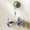 2 Pcs/Bag Strong Swivel Suction Cup Hooks Hole-free Clothes Hook Portable Wall Sticky Hooks  Toilet