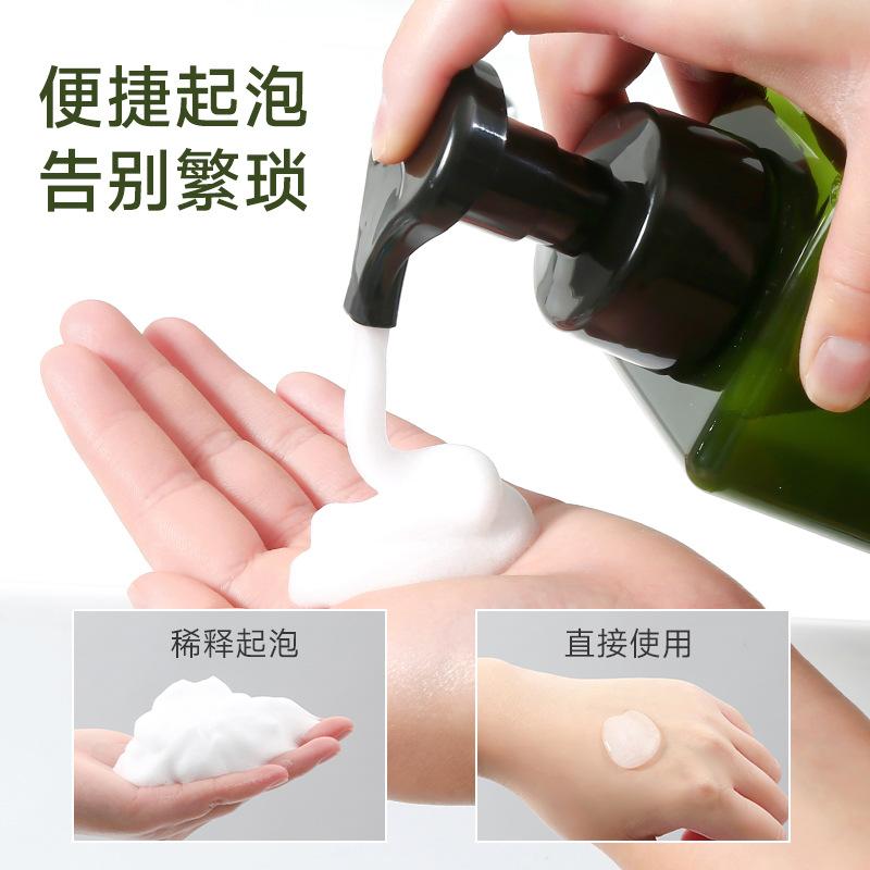 Plastic Square Foam Pump Bottle for Hand Soap, Shower Gel, and Mousse  