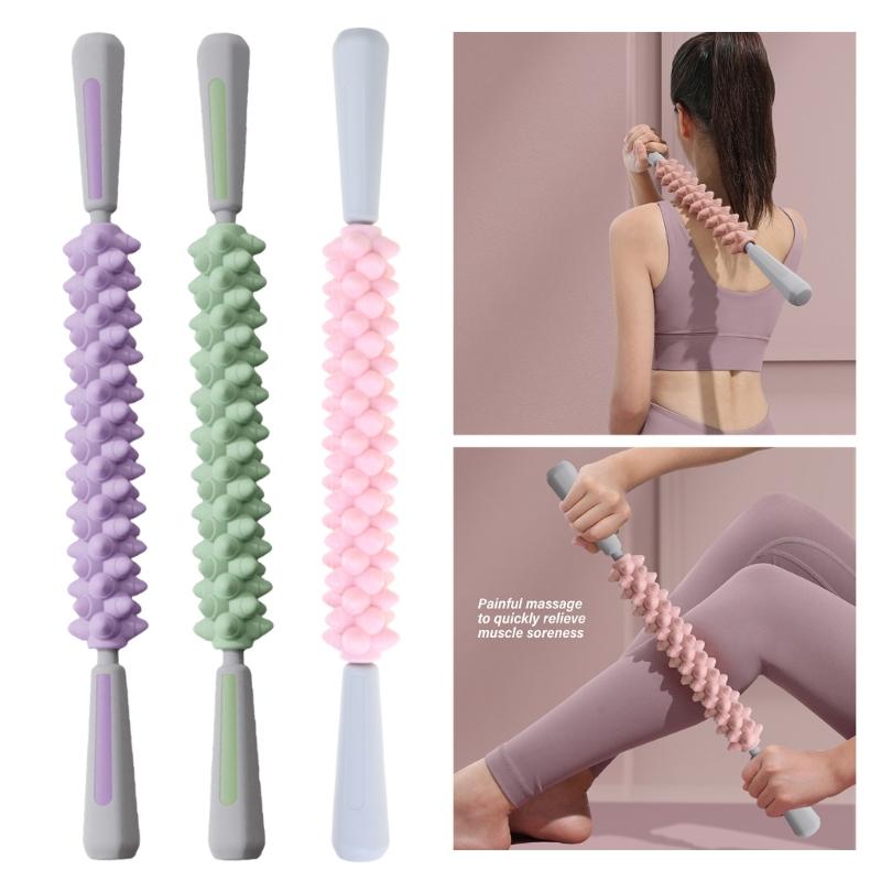 Multifunctional Massage Stick Relaxation Muscles Yoga Massage Stick Yoga Fitness Massage Roller Stick for Legs Back