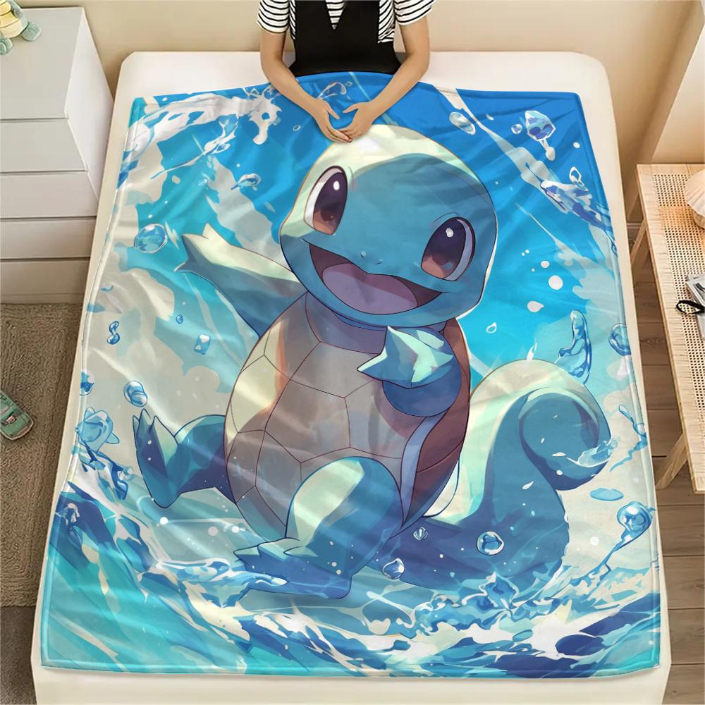 

Squirtle Blanket, Pokemon Fan Soft Throw, Ideal Gift.chl 75x90cm