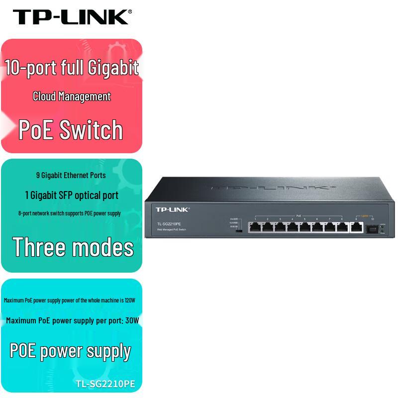 Tp-Link Gigabit PoE+ Managed Ethernet Switch