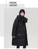 Winter Hooded Thick Casual Down Jacket for Men & Women - 90% White Duck Down, Mid-Length, Loose Fit