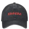 Eminem Music Singer Baseball Cap It Is Red Unisex Teens Sun Protection Trucker Hat Summer Vintage Tennis Skate Baseball Caps