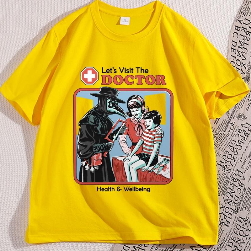 

The Treating Doctor TShirt Unisex Women Casual Cotton Short Sleeve Tshirt Round Neck Tee Shirts Comfortable Top Unisex Clothes 3XL