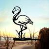 Add Whimsy To Your Garden with Metal Flamingo Fairy Yard Decor – Perfect Wall Art for Garden Parties and Home Decoration