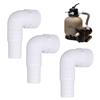 90 Degree Elbow Adapter Connector for SPX1105 3 SPX1105 4 SPX1091 7 Fitting Pool Spa Replacement Parts, Enhanced Functionality, Great Compatibility, E