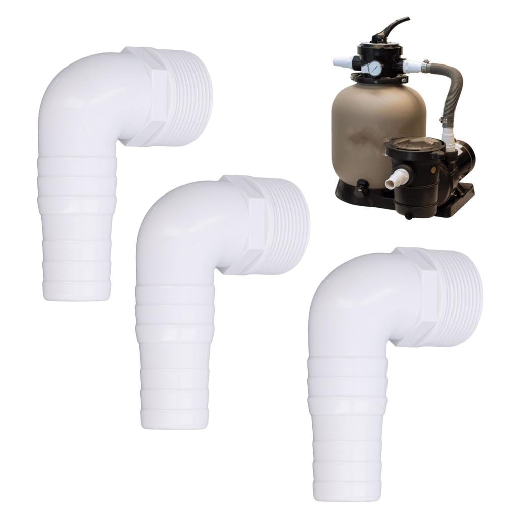90 Degree Elbow Adapter Connector for SPX1105 3 SPX1105 4 SPX1091 7 Fitting Pool Spa Replacement Parts, Enhanced Functionality, Great Compatibility, E