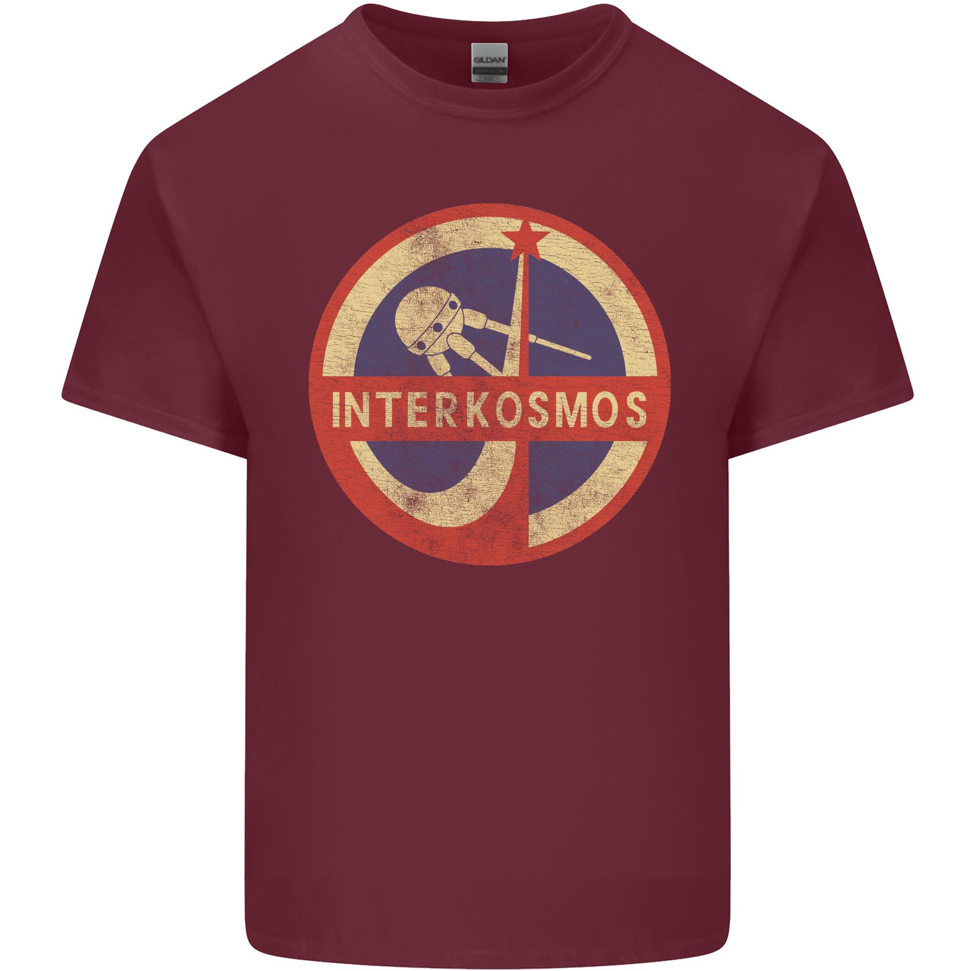 Interkosmos Sputnik Soviet Space Ussr Cccp Unisexs Light Cotton Tshirt S