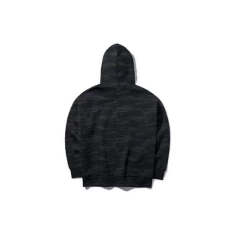 Li Ning Loose Comfortable Pullover Hoodie Men Hoodies Black-Camouflage AWDQ157-3