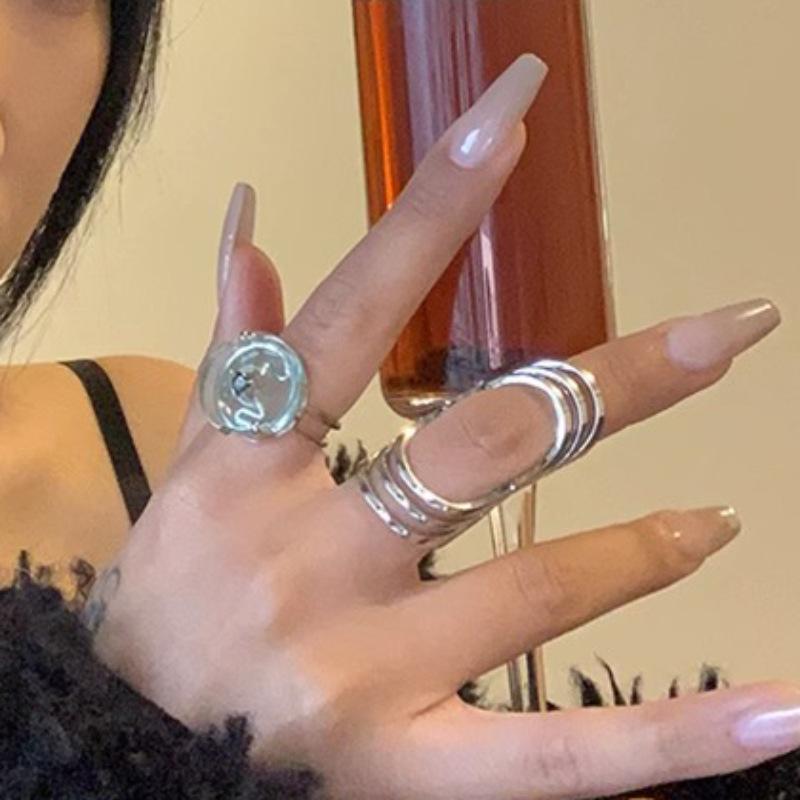 Trendy And Sophisticated Adjustable Copper Ring Featuring Vintage Spider Symbol For Women