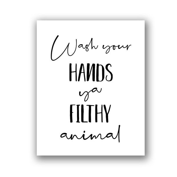 Badezimmer-Wand-Kunst-Dekor, lustige Badezimmer-Schilder, Poster und Drucke, moderne minimalistische Kunst, Malerei, Wandbild, Toiletten-Dekoration