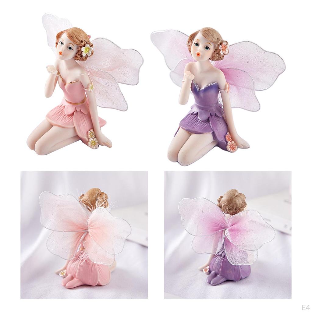 Statue, Birthday Gifts Decorative Elf Girls Handmade resin material art Ornaments, for Home Tabletop