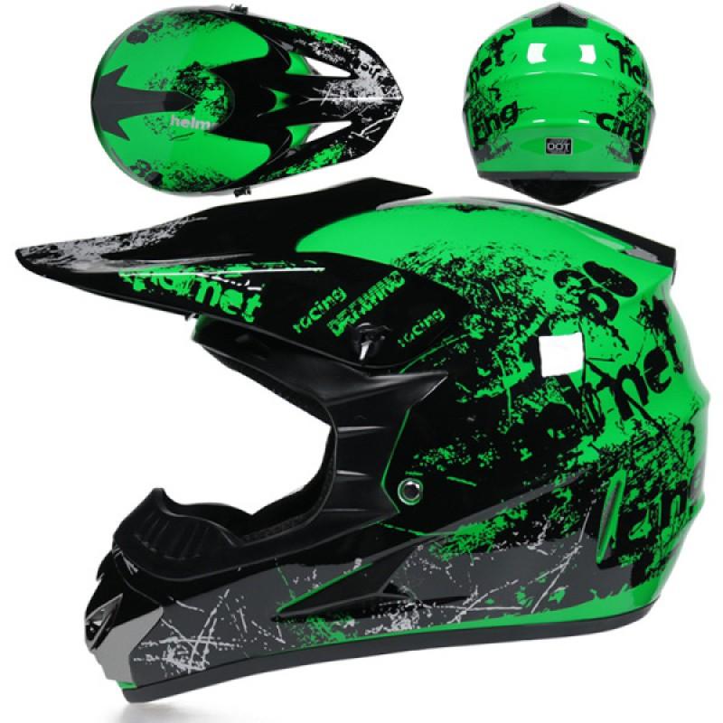 Full Face ABS Off-Road Motorcycle Helmet Men Women Lightweight Safety Gear In Multiple Colors Sizes