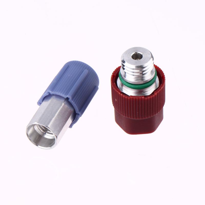 2 Stück Klimaanlagen HD ND Adapteranschlüsse R134A Für Opel Vw Seat Skoda ND Adapter Und 357820795H