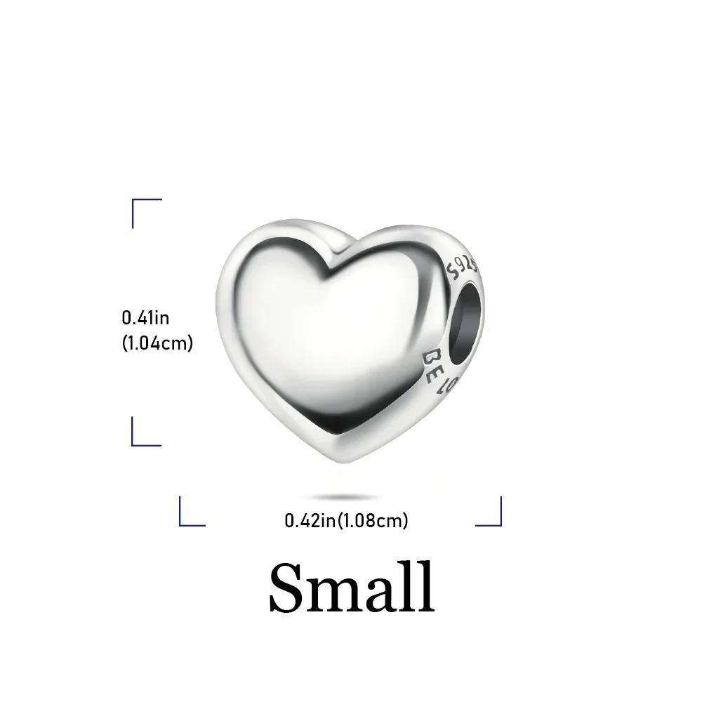 New Original Copper Colorful Heart Clover Rose Star Butterfly Bird Bead Charms For Diy Bracelet Necklace Women Gift