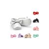 Baby Weiche Sohle Leder Krabbelschuhe Säugling Junge Mädchen Kleinkind Quaste 018m Mokassin