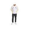 Adidas Los Angeles Galaxy 25-26 Anthem Retro Color Block Striped Reversible Jacket Men Jackets White JE5636