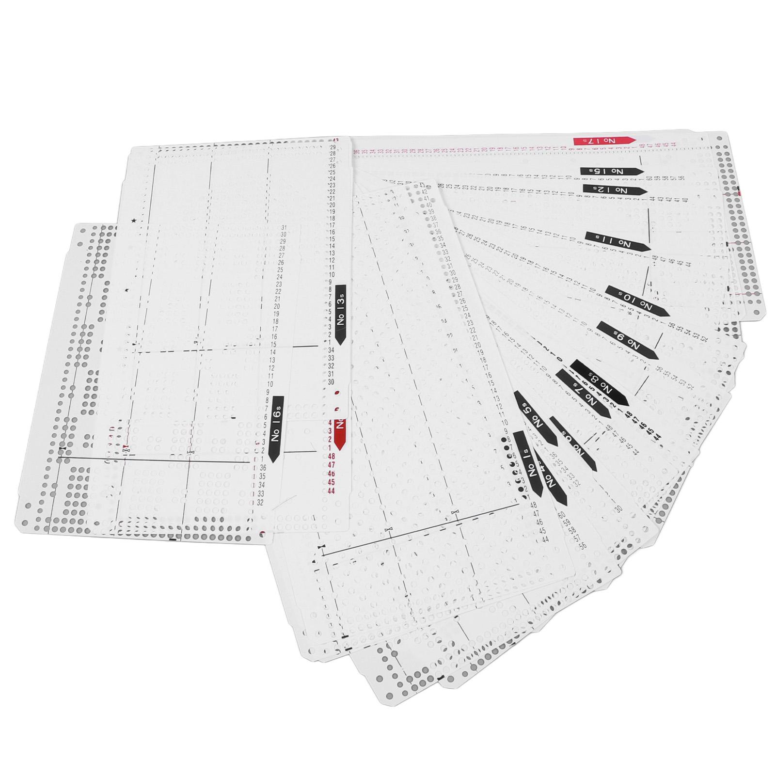 

Перфокарта «Цветок» для вязальной машины №. 1‑20 Точность пробивки Мягкая прочная вязальная машина