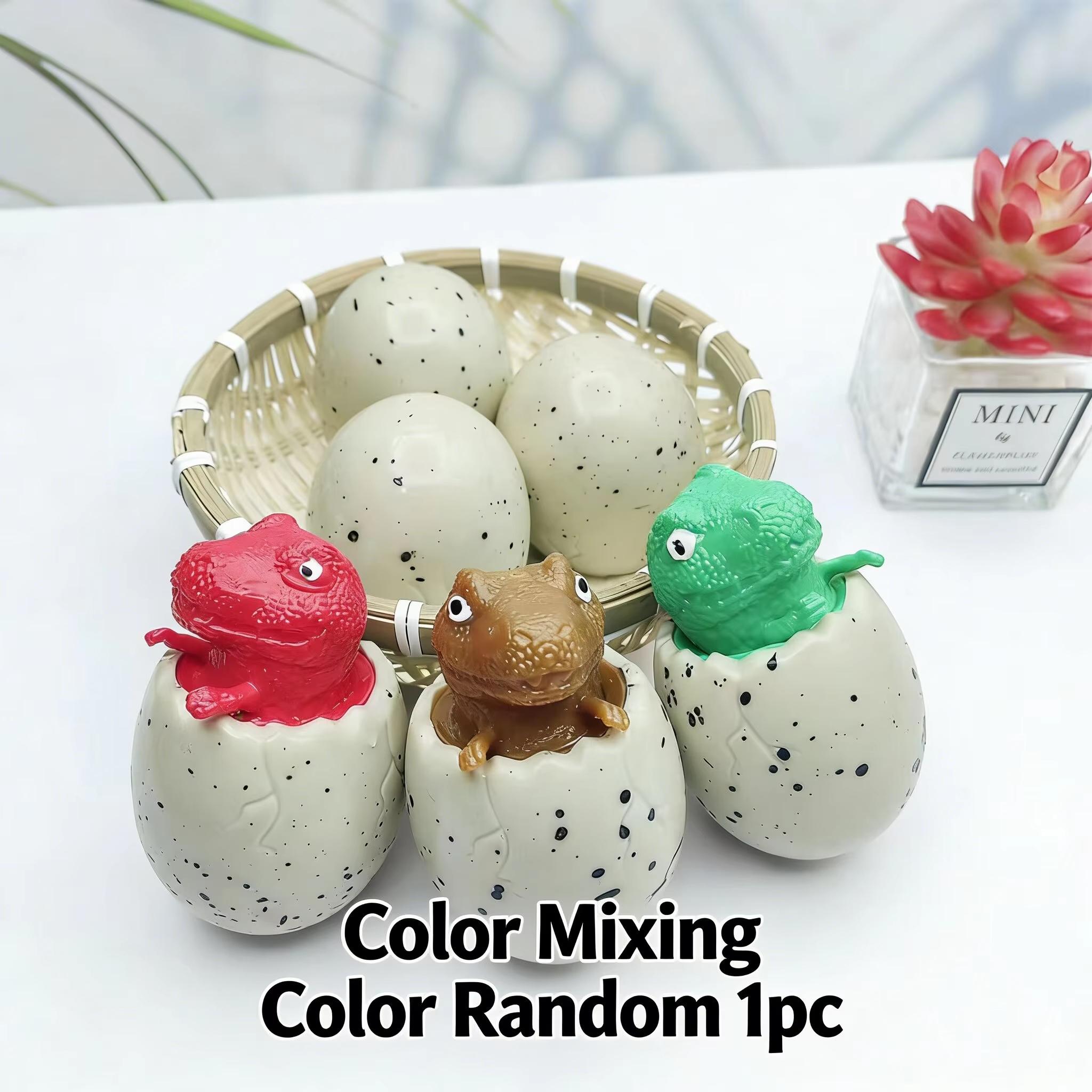 Soft Glue Dinosaur Cup Squeeze Fidget Toy Novelty Prank Decompression Vent Toy Stress Relief Gift for All Ages