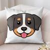 Cartoon Animal Child Kids Cushion Cover Silky Short Plush Invisible Zipper Dustproof Sofa Pillow Case For Home Decor