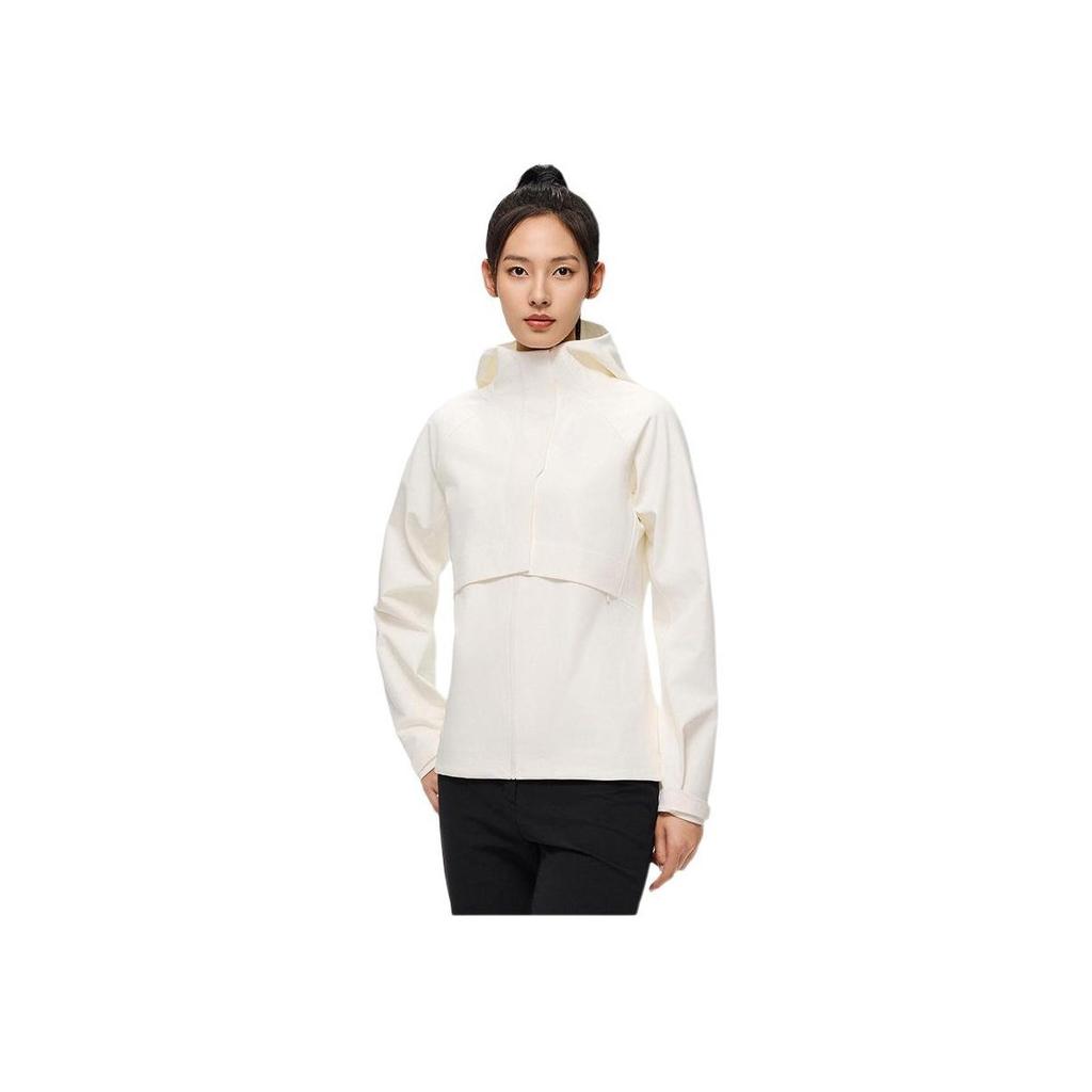 Anta Champion All-Weather Series Glory Comfortable Simple Hooded Versatile Waterproof Windproof Jacket Women Jacket 162540605-1
