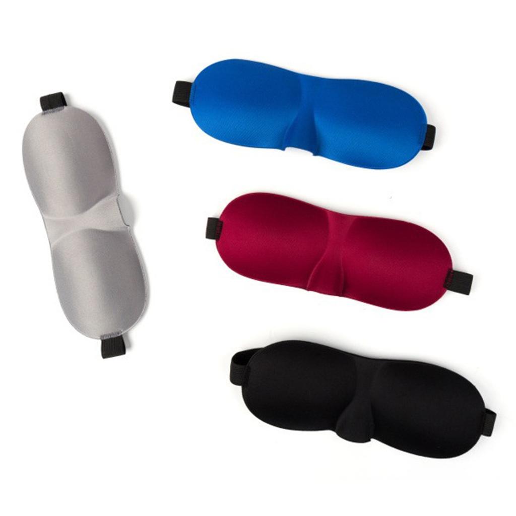 Sleep Eye Mask and Ear Plugs Set Adjustable Straps Eye Cover for Nap Sleeping Travelling