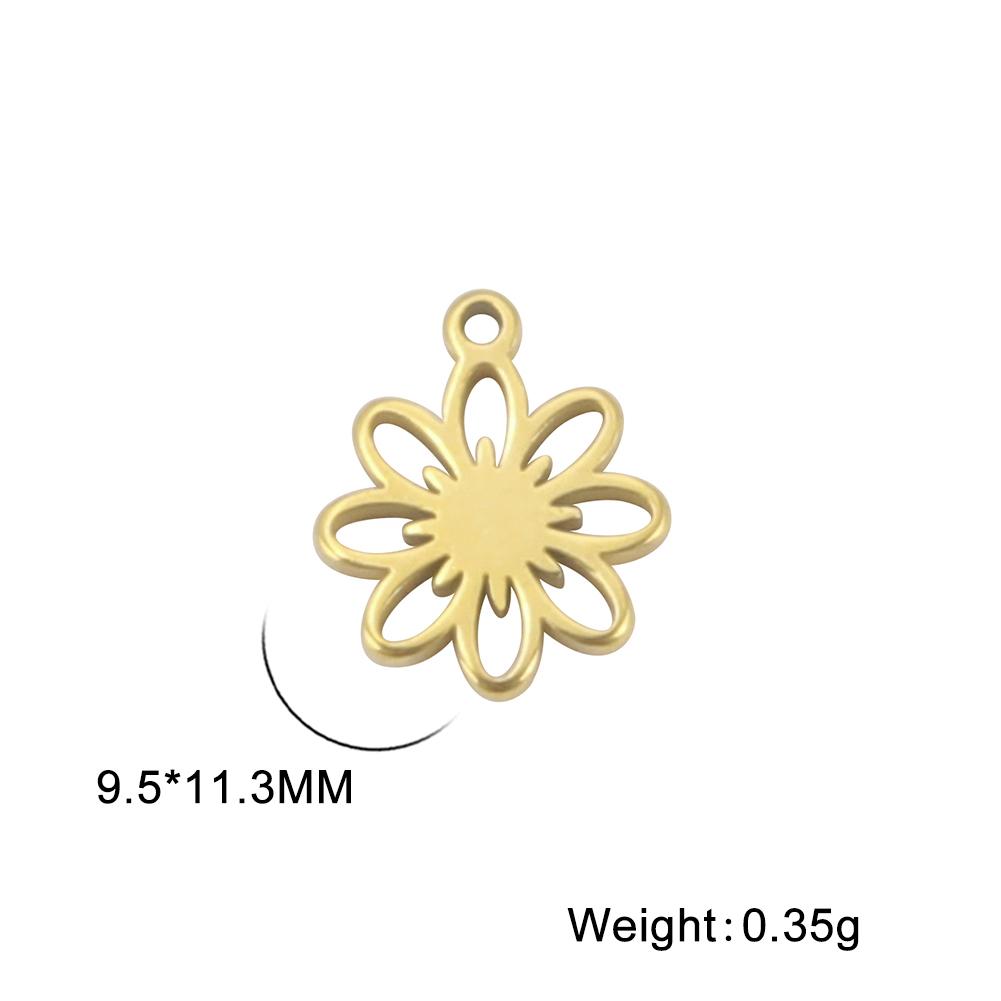 Teamer 10pcs Charms for Jewelry Making DIY Jewelry Accessories Stainless Steel Heart Ball Pendant for Bracelet Necklace Earrings