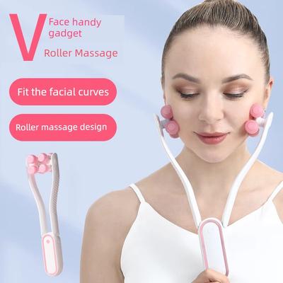 Facial Roller Massager Handheld Facial Massage Instrument Double Chin V Face Masseter Facial Training Lifting and Tightening