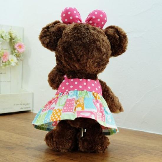 Unibear Unibear City Stuffed Toy Costume Clothes Dress Up Outfit Pudding Puffy Handmade Handmade Disney Bear Unibear Cushucush 136U Pop Camisole Dress