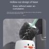 Cartoon Cartoon Chick Toilet Brush Comfortable Cleaning Brush Set  Bathroom Accessories