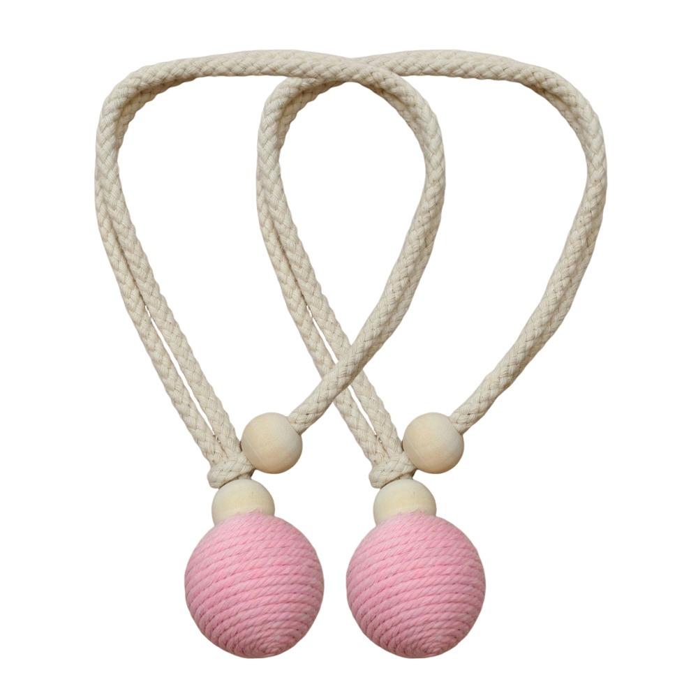 2Pcs Set No-drill Bohemia Curtain Tiebacks  Curtain Decor Organization