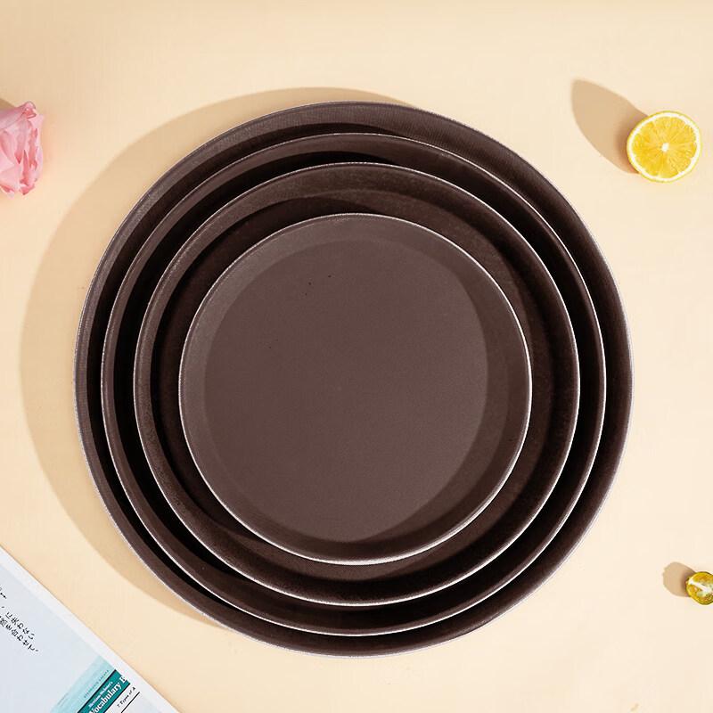 Commercial Round Plastic Serving Tray