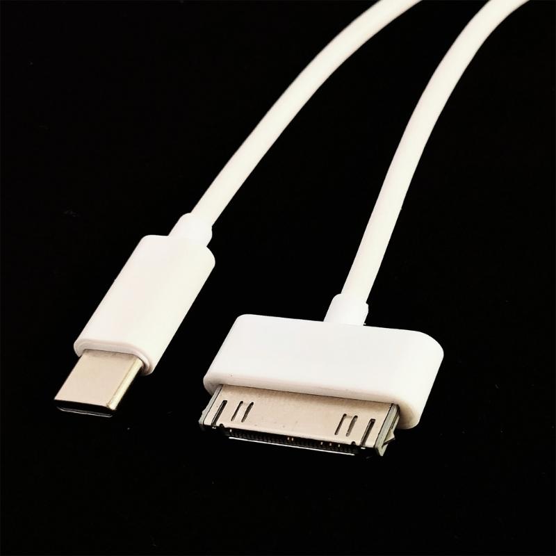 USB Typ C auf 30-Pin Ladekabel für Phone 3G/3GS für Phone 4/4S für Pad 1 für Pad 2 PVC Datenkabel