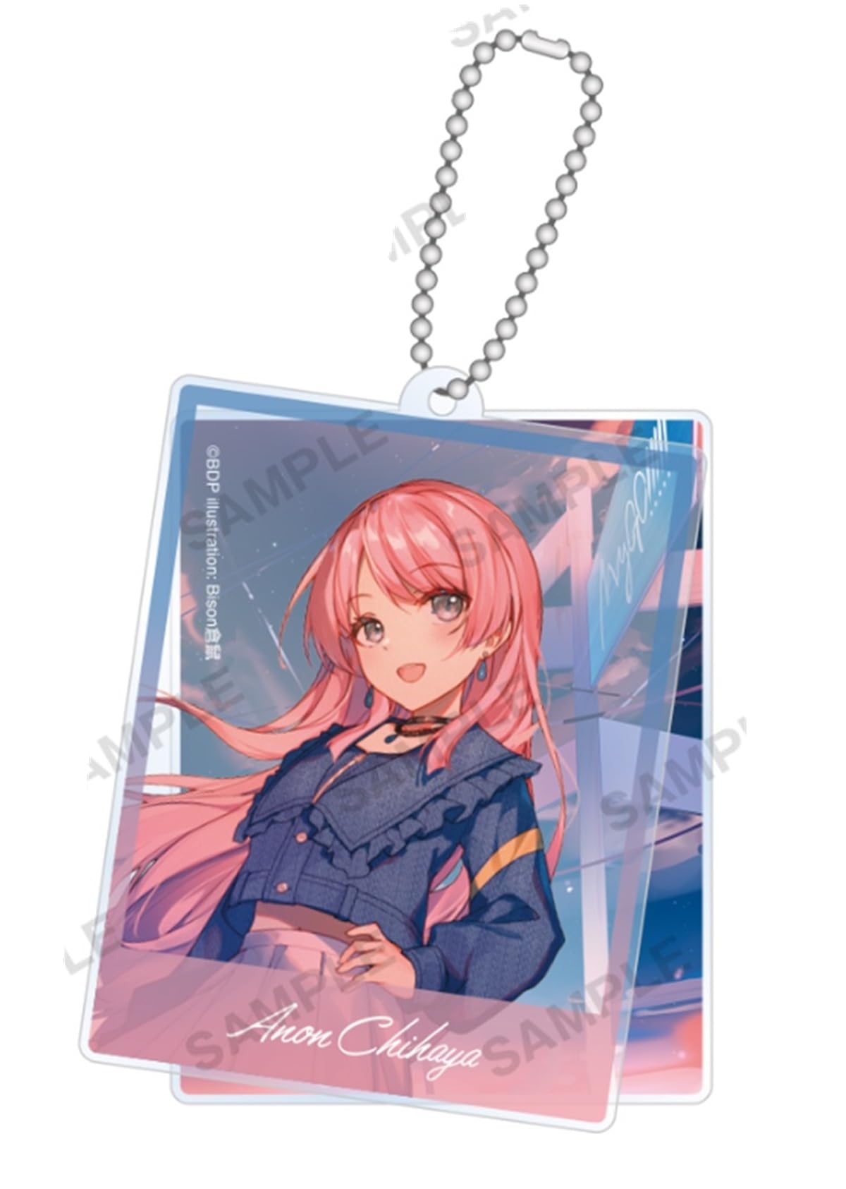

[Bushiroad Creative] BanG Dream! It s MyGO!!!!! Slide Acrylic Keychain Aine Chihaya Commemorative Visual Ver.