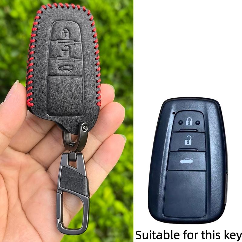 

Car Remote Key Case Cover Shell Fob For Toyota Prius Camry Corolla CHR C-HR RAV4 Land Cruiser Prado Altis Key Protect Holder