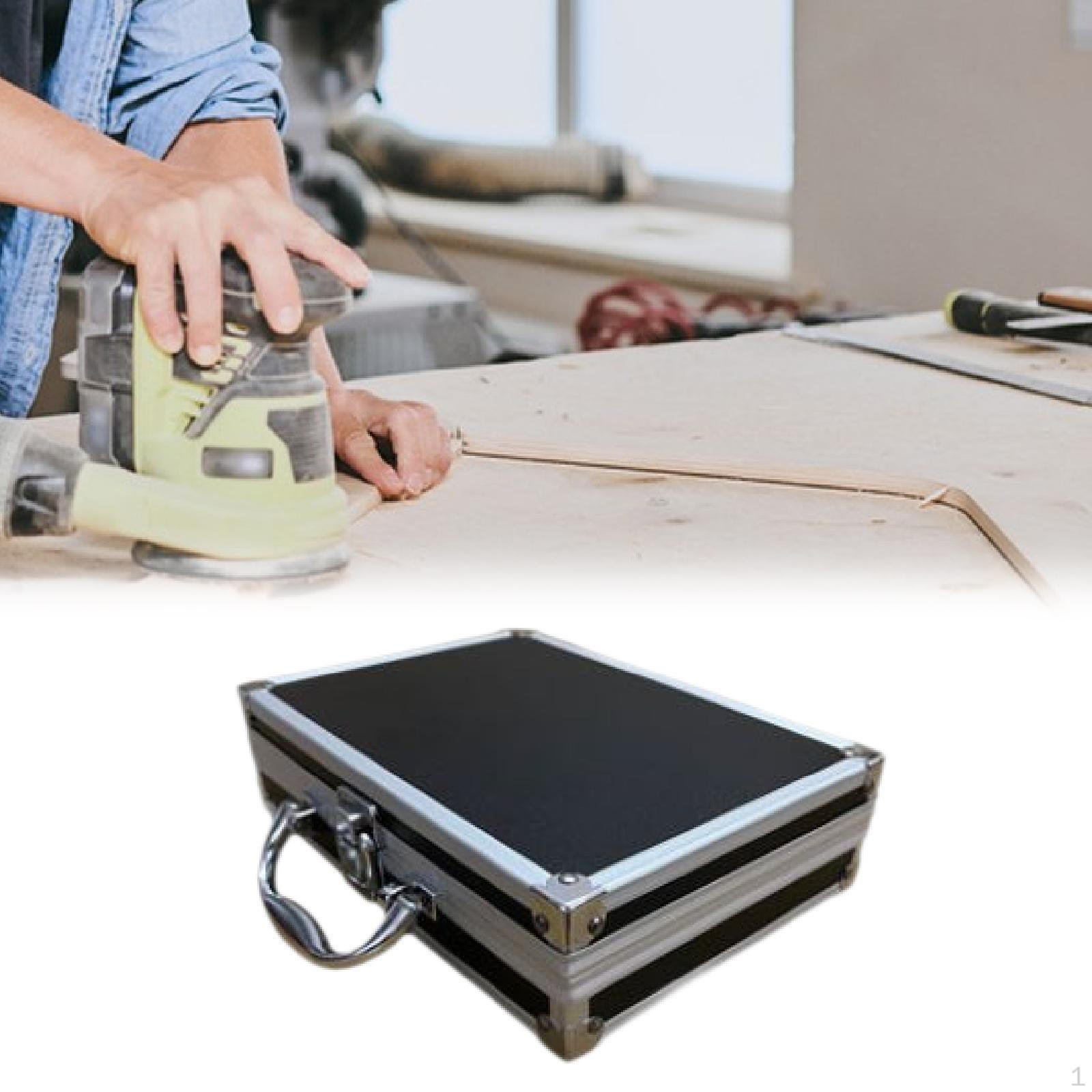 

Ящик для інструментів з алюмінієвого сплаву Жорсткий футляр для транспортування Просторі багатофункціональні портативні ящики для деталей для обладнання Style C