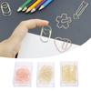 30Pcs Paper Clips  Heart Arrow Shaped Cute Paperclip for Office School Student File Classifica
